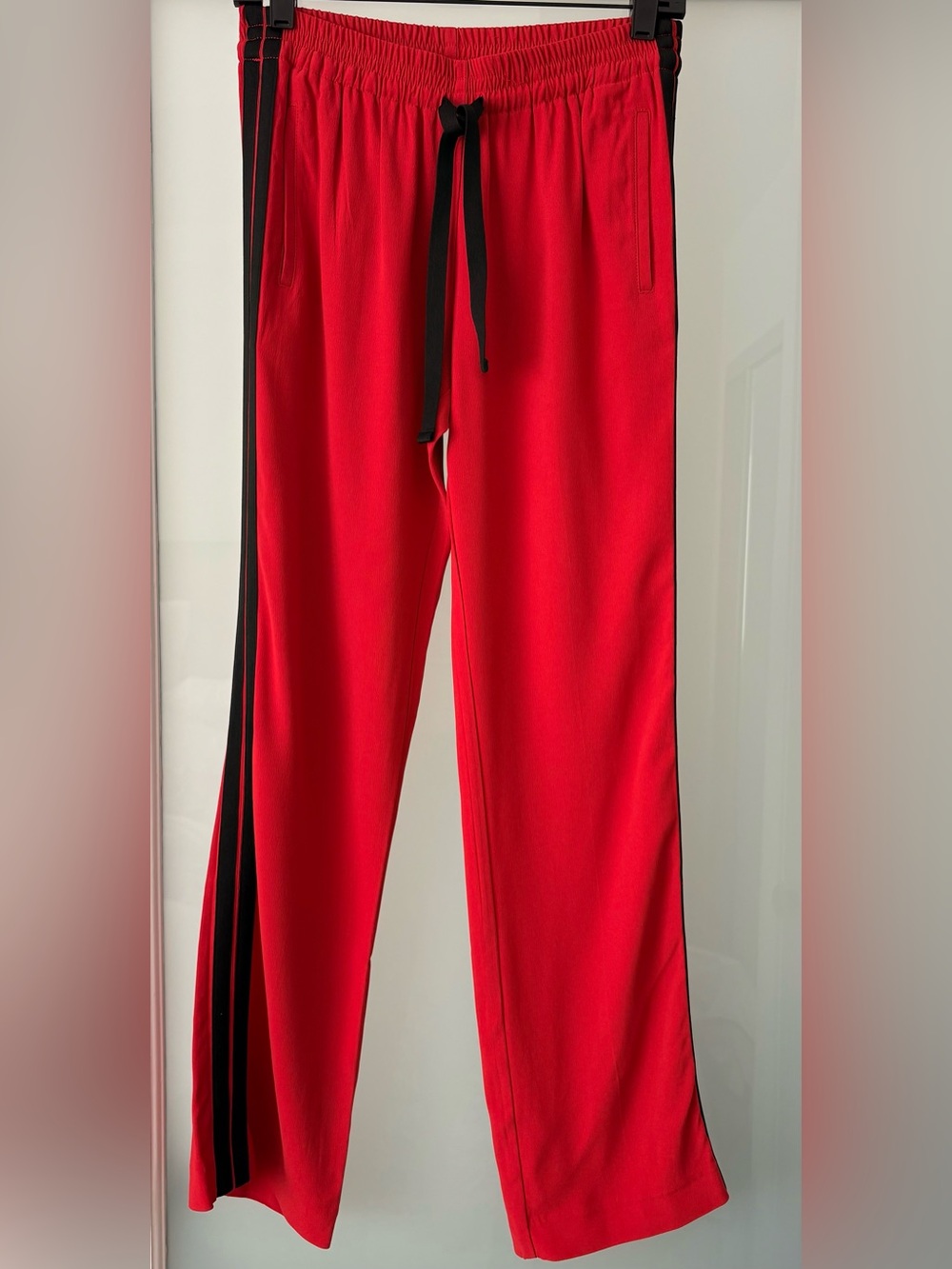 NWT Zadig & Voltaire Red Stripe Track Pants S
